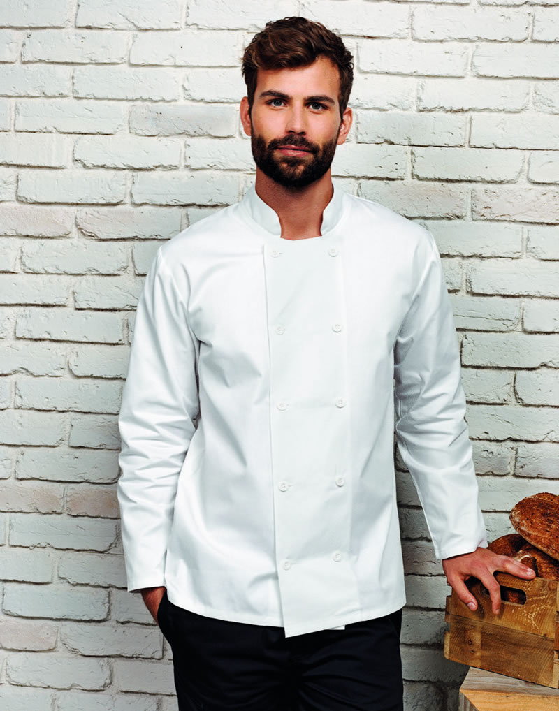 Premier Workwear Long Sleeve Chefs Jacket